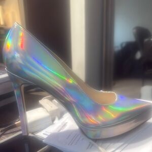 COPY - Holographic High Heel Pumps